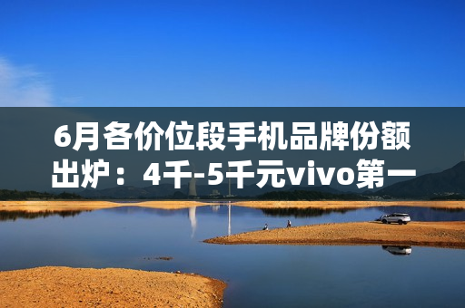 6月各价位段手机品牌份额出炉：4千-5千元vivo第一