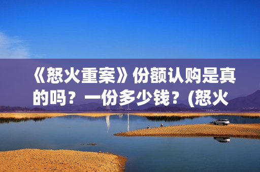 《怒火重案》份额认购是真的吗？一份多少钱？(怒火重案口碑炸裂)