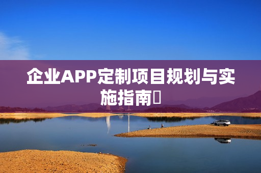 企业APP定制项目规划与实施指南‌