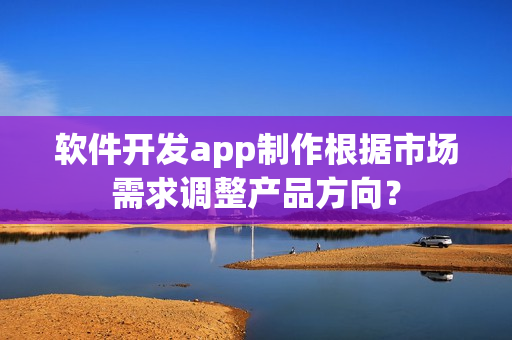 软件开发app制作根据市场需求调整产品方向？