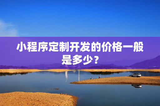 小程序定制开发的价格一般是多少？
