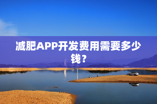 减肥APP开发费用需要多少钱？