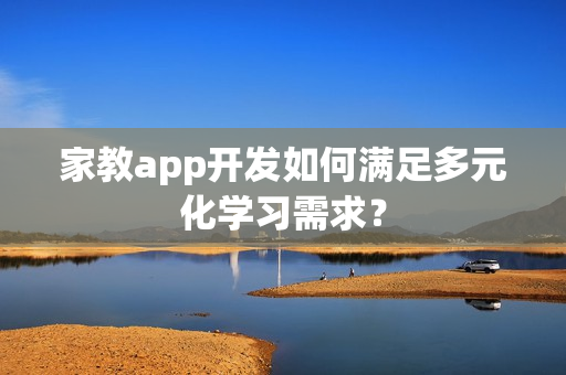 家教app开发如何满足多元化学习需求？