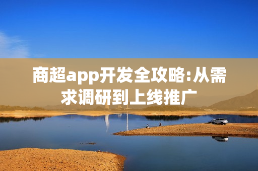 商超app开发全攻略:从需求调研到上线推广