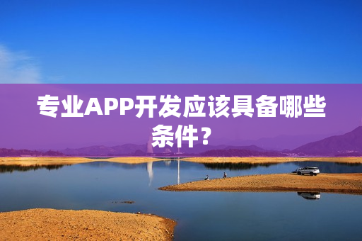 专业APP开发应该具备哪些条件? 专业APP开发应该具备哪些条件?