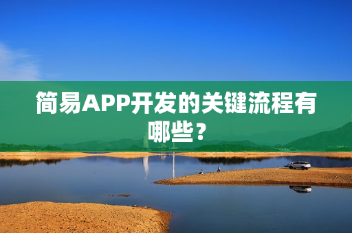 简易APP开发的关键流程有哪些？
