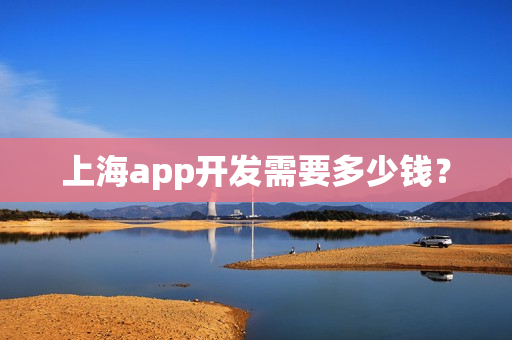 上海app开发需要多少钱？