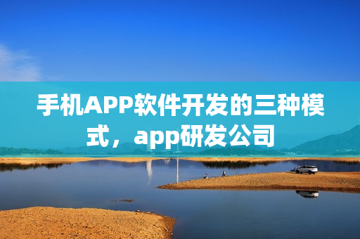 手机APP软件开发的三种模式，app研发公司