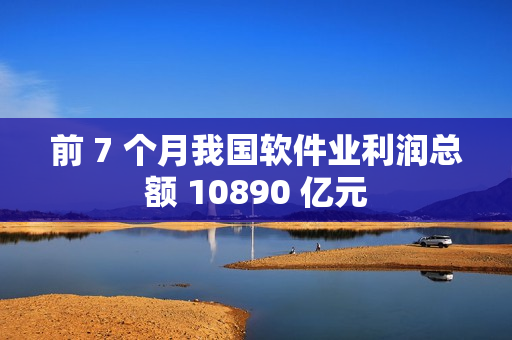 前 7 个月我国软件业利润总额 10890 亿元