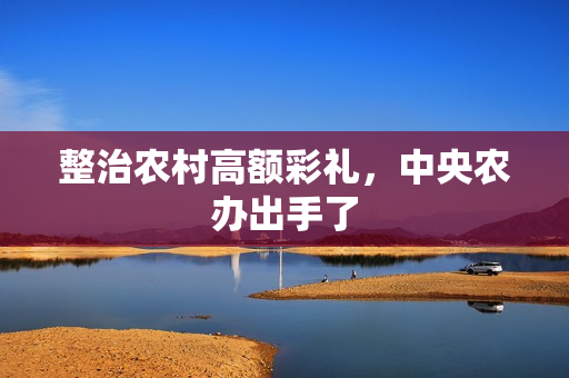 整治农村高额彩礼，中央农办出手了