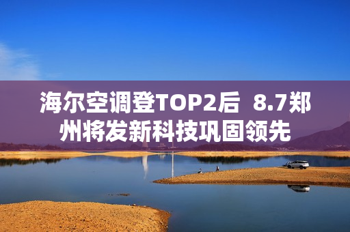 海尔空调登TOP2后  8.7郑州将发新科技巩固领先