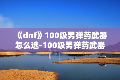 《dnf》100级男弹药武器怎么选-100级男弹药武器选择指南
