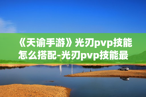 《天谕手游》光刃pvp技能怎么搭配-光刃pvp技能最强搭配指南