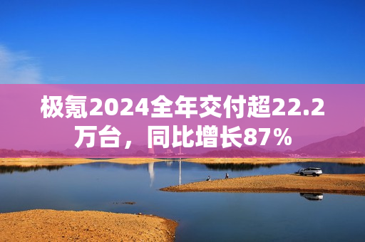极氪2024全年交付超22.2万台，同比增长87%