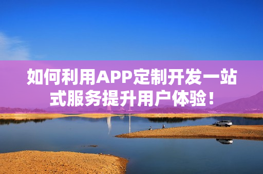 如何利用APP定制开发一站式服务提升用户体验！