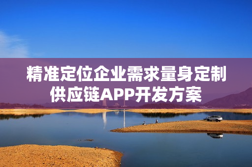 精准定位企业需求量身定制供应链APP开发方案