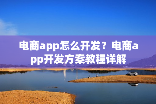 电商app怎么开发？电商app开发方案教程详解