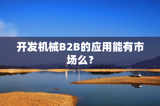 开发机械B2B的应用能有市场么？