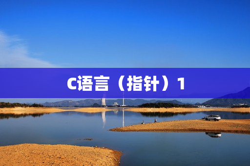 C语言（指针）1