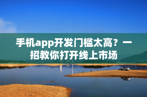 手机app开发门槛太高？一招教你打开线上市场