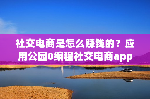 社交电商是怎么赚钱的？应用公园0编程社交电商app开发