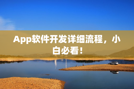App软件开发详细流程，小白必看！