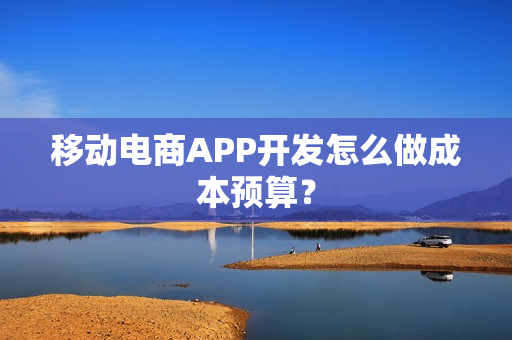 移动电商APP开发怎么做成本预算？