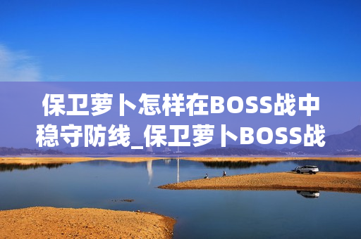 保卫萝卜怎样在BOSS战中稳守防线_保卫萝卜BOSS战稳守防线指南【步骤】