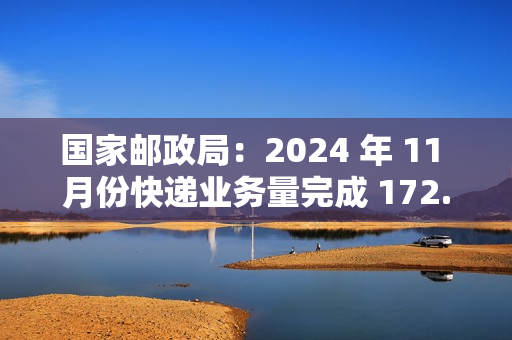 国家邮政局：2024 年 11 月份快递业务量完成 172.1 亿件，同比增长 14.9%