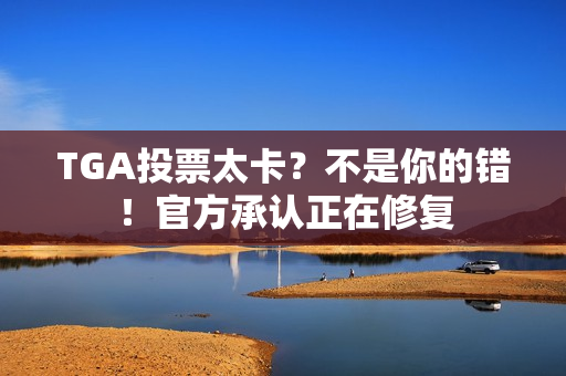 TGA投票太卡？不是你的错！官方承认正在修复