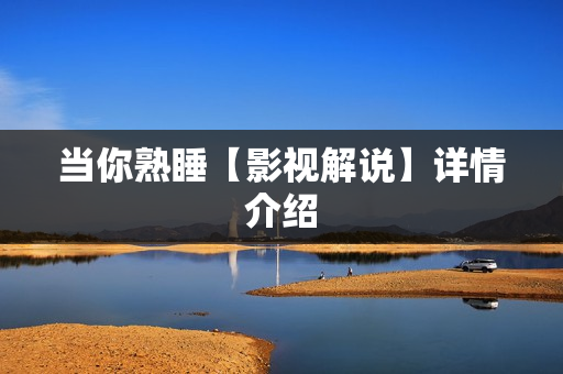 当你熟睡【影视解说】详情介绍