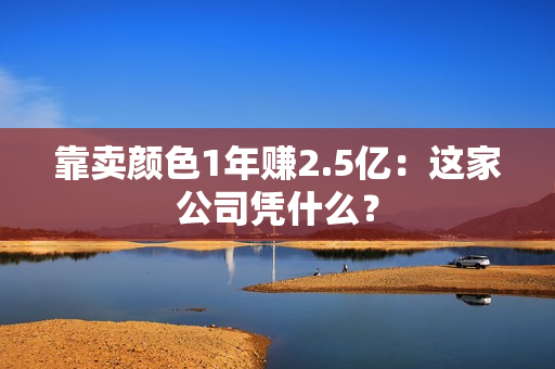 靠卖颜色1年赚2.5亿：这家公司凭什么？