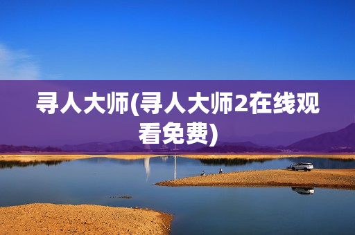 寻人大师(寻人大师2在线观看免费)