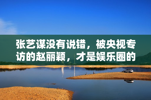 张艺谋没有说错，被央视专访的赵丽颖，才是娱乐圈的“人间清醒”