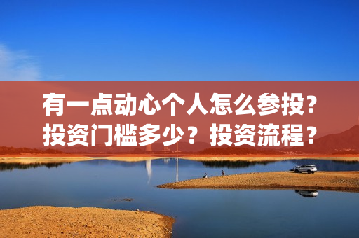 有一点动心个人怎么参投？投资门槛多少？投资流程？(有一点动心的经典语录)