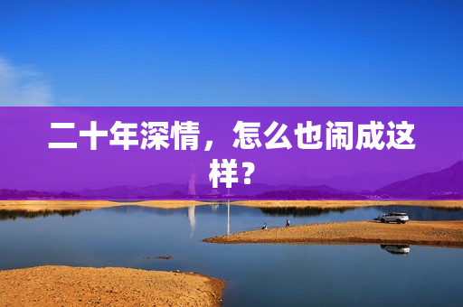 二十年深情,怎么也闹成这样? 二十年深情,怎么也闹成这样?