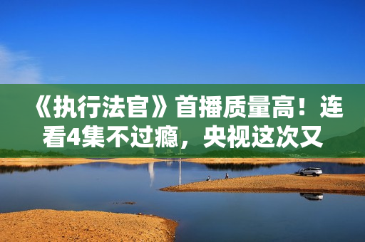 《执行法官》首播质量高！连看4集不过瘾，央视这次又抓到爆款了