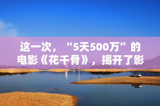 这一次，“5天500万”的电影《花千骨》，揭开了影视圈的遮羞布！