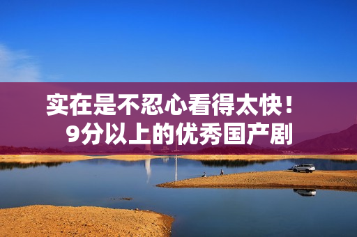 实在是不忍心看得太快！ 9分以上的优秀国产剧