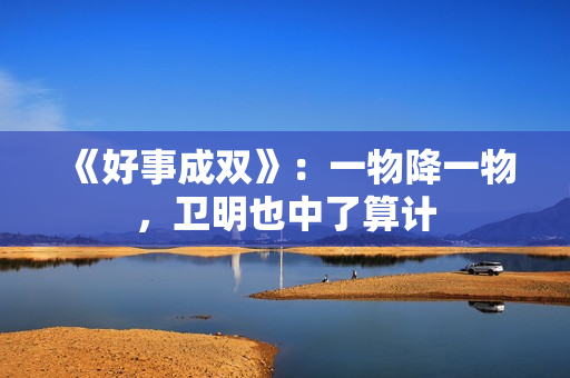 《好事成双》:一物降一物,卫明也中了算计 《好事成双》:一物降一物,卫明也中了算计