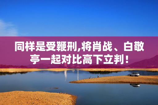 同样是受鞭刑,将肖战、白敬亭一起对比高下立判！