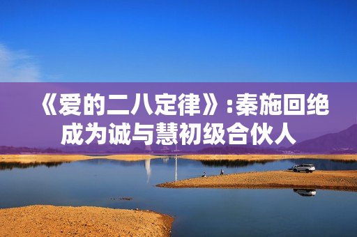 《爱的二八定律》:秦施回绝成为诚与慧初级合伙人