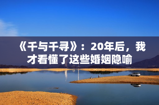 《千与千寻》：20年后，我才看懂了这些婚姻隐喻