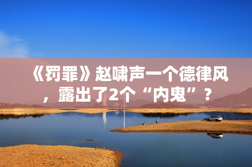 《罚罪》赵啸声一个德律风，露出了2个“内鬼”？
