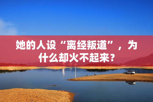 她的人设“离经叛道”,为什么却火不起来? 她的人设“离经叛道”,为什么却火不起来?