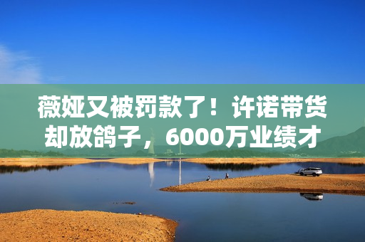 薇娅又被罚款了！许诺带货却放鸽子，6000万业绩才做了223万