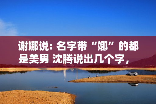 谢娜说: 名字带“娜”的都是美男 沈腾说出几个字， 网友不淡定了