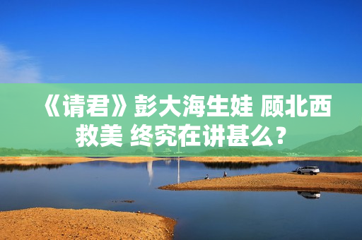 《请君》彭大海生娃 顾北西救美 终究在讲甚么？