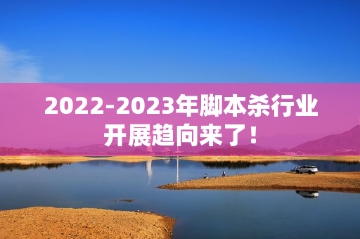 2022-2023年脚本杀行业开展趋向来了！