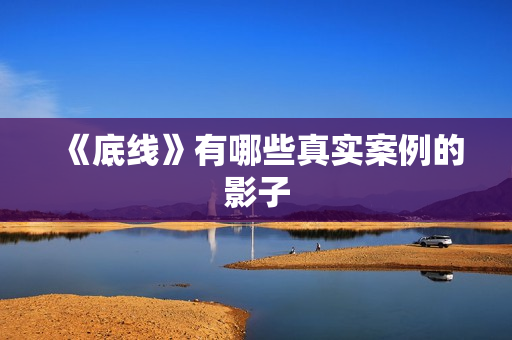 《底线》有哪些真实案例的影子